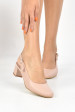 Pantofi nude piele naturala 1pc441