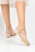 PANTOFI NUDE PIELE NATURALA 1PC441