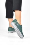 PANTOFI SPORT VERZI PIELE NATURALA 4PC02