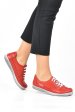 Pantofi sport rosii piele naturala 4pc02