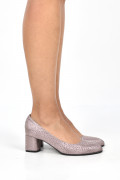 PANTOFI LILA PIELE NATURALA APC100