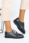 PANTOFI PEWTER PIELE NATURALA 1PC91644