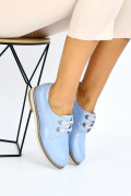 PANTOFI ALBASTRI PIELE NATURALA 1PC91644