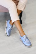 PANTOFI ALBASTRI PIELE NATURALA 1PC91644