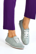 PANTOFI SPORT GRI PIELE NATURALA HELLEN