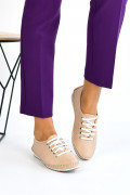 PANTOFI SPORT BEJ PIELE NATURALA HELLEN