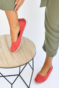 BALERINI ROSII PIELE NATURALA DANIELA