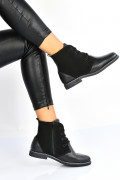 GHETE NEGRE PIELE NATURALA 1PC15