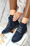 GHETE BLEUMARIN PIELE NATURALA INTOARSA 1PC15
