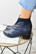BOTINE BLEUMARIN PIELE NATURALA 0PC62