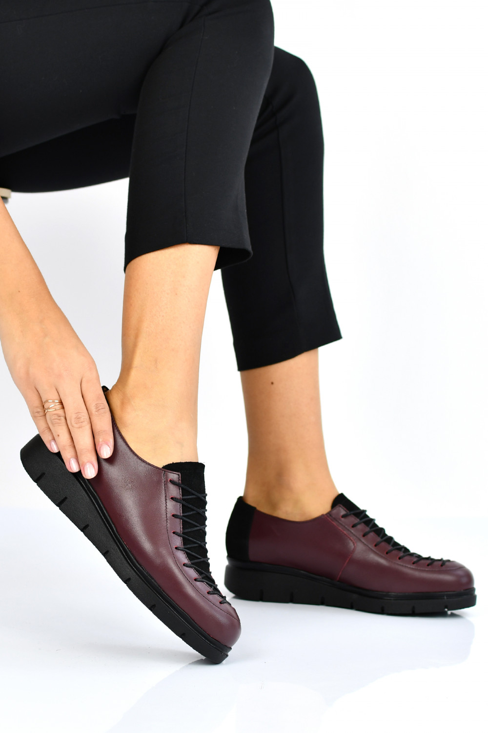 PANTOFI VISINII PIELE NATURALA 2PC035