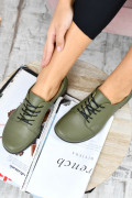 PANTOFI KHAKI PIELE NATURALA 2PC024