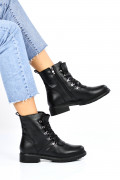 GHETE NEGRE PIELE NATURALA 9PC57