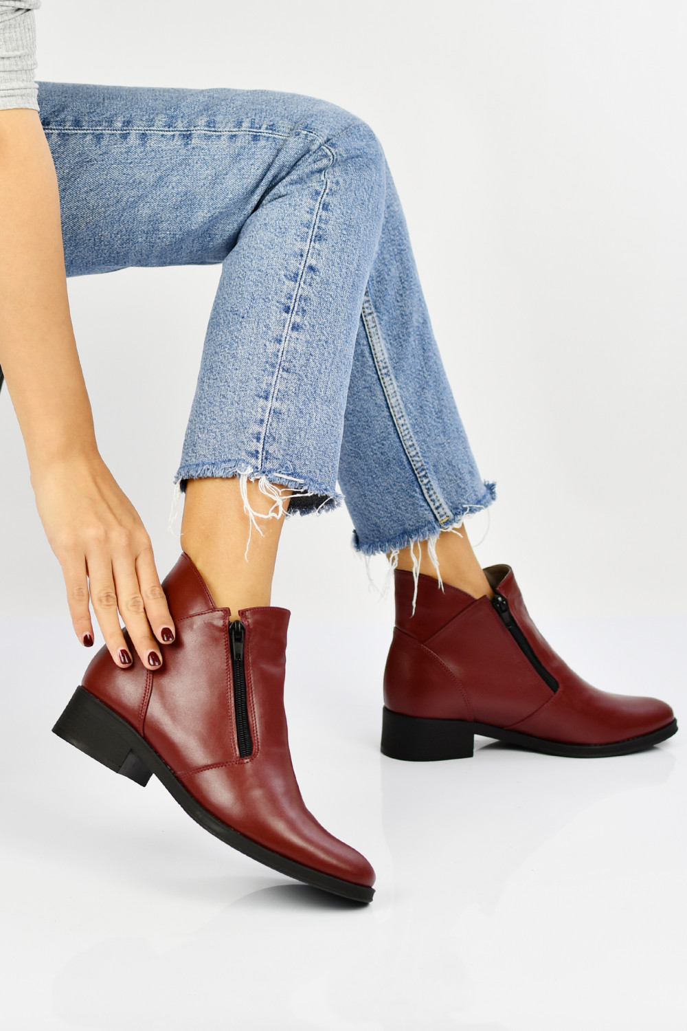 GHETE BORDO PIELE NATURALA 3PC16