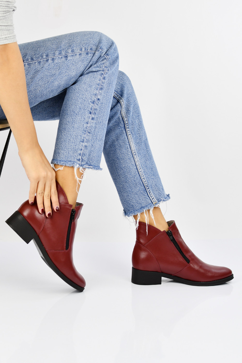 GHETE BORDO PIELE NATURALA 3PC16