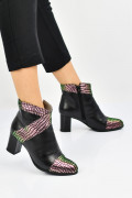 BOTINE NEGRE AURIU PIELE NATURALA APC68