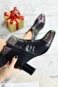 BOTINE NEGRE AURIU PIELE NATURALA APC68