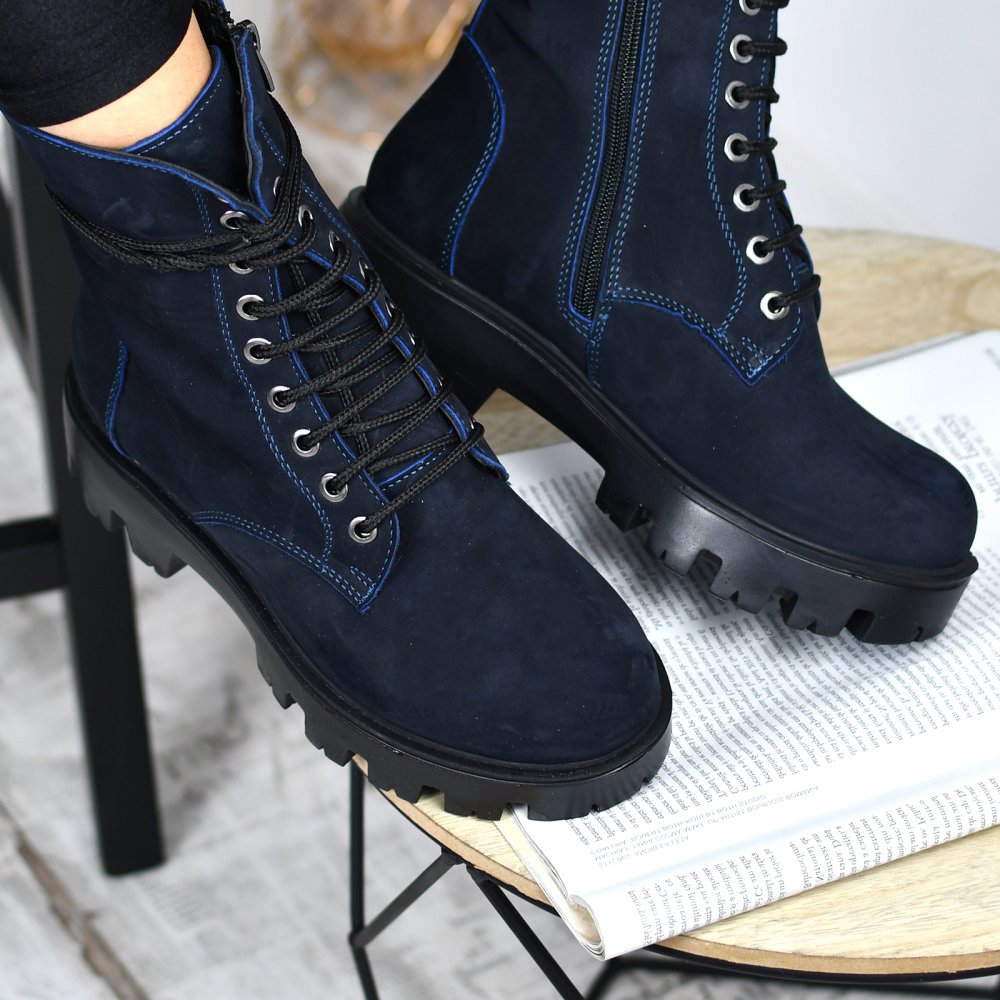 GHETE BLEUMARIN PIELE NATURALA INTOARSA 07PC