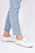 PANTOFI SPORT ALBI PIELE NATURALA HELLEN