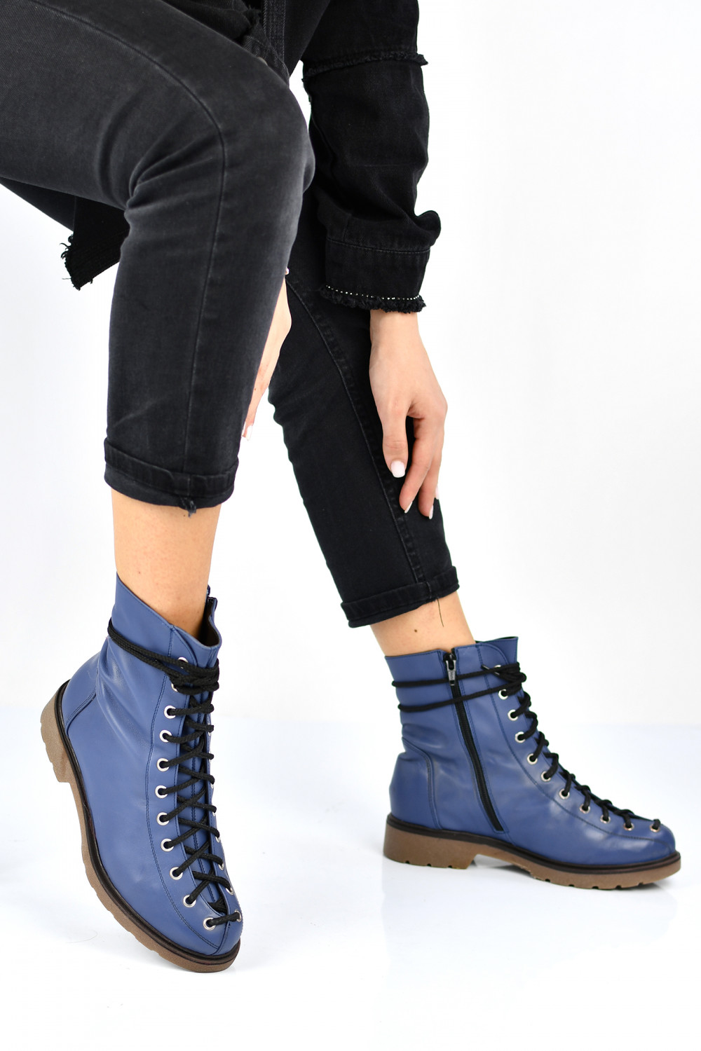 GHETE BLEUMARIN PIELE NATURALA 2PC20
