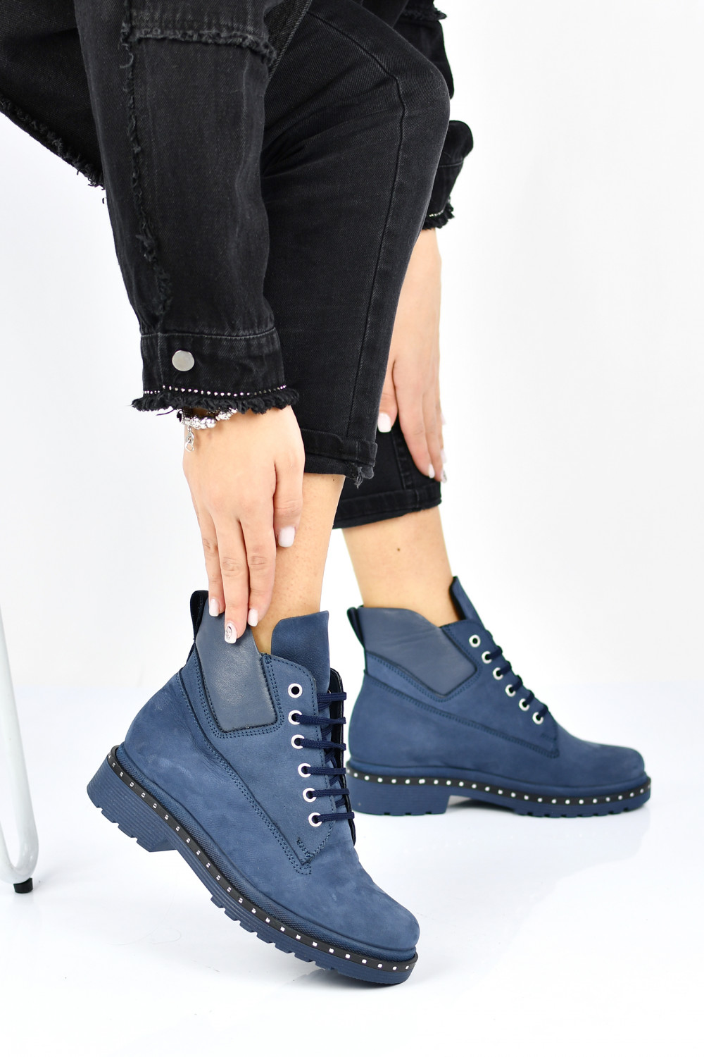GHETE BLEUMARIN PIELE NATURALA 2PC33