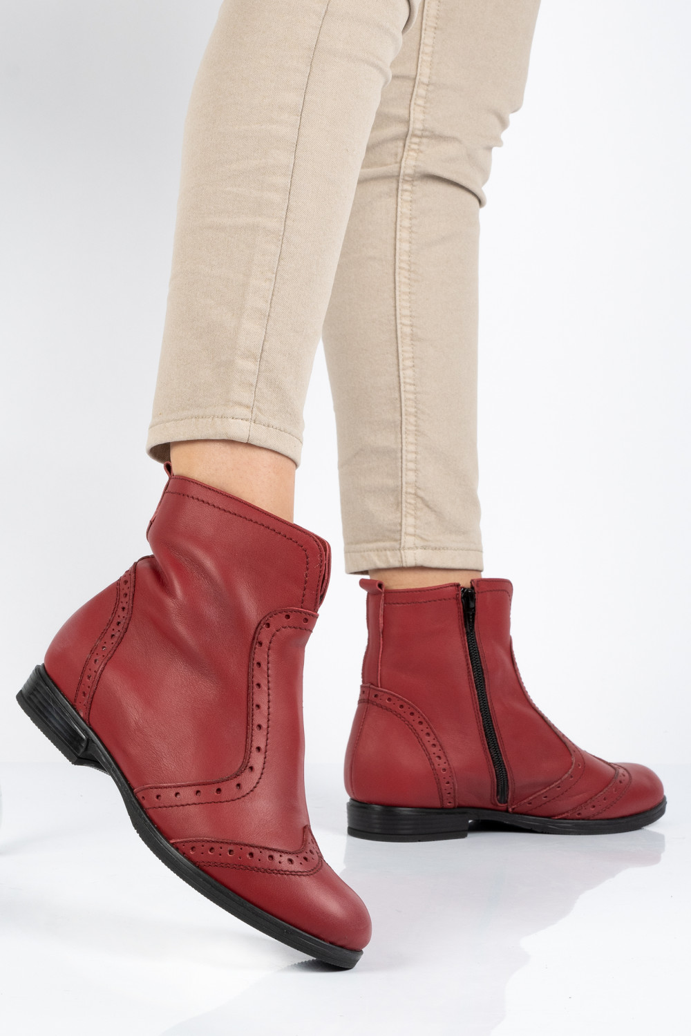 GHETE BORDO PIELE NATURALA 1PC801