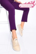 PANTOFI BEJ PIELE NATURALA 2PC11605NP