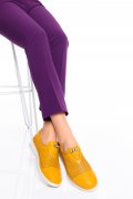 PANTOFI GALBENI PIELE NATURALA 2PC11605NP