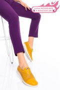 PANTOFI GALBENI PIELE NATURALA 2PC11605NP