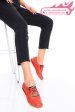 Pantofi rosii piele naturala karla