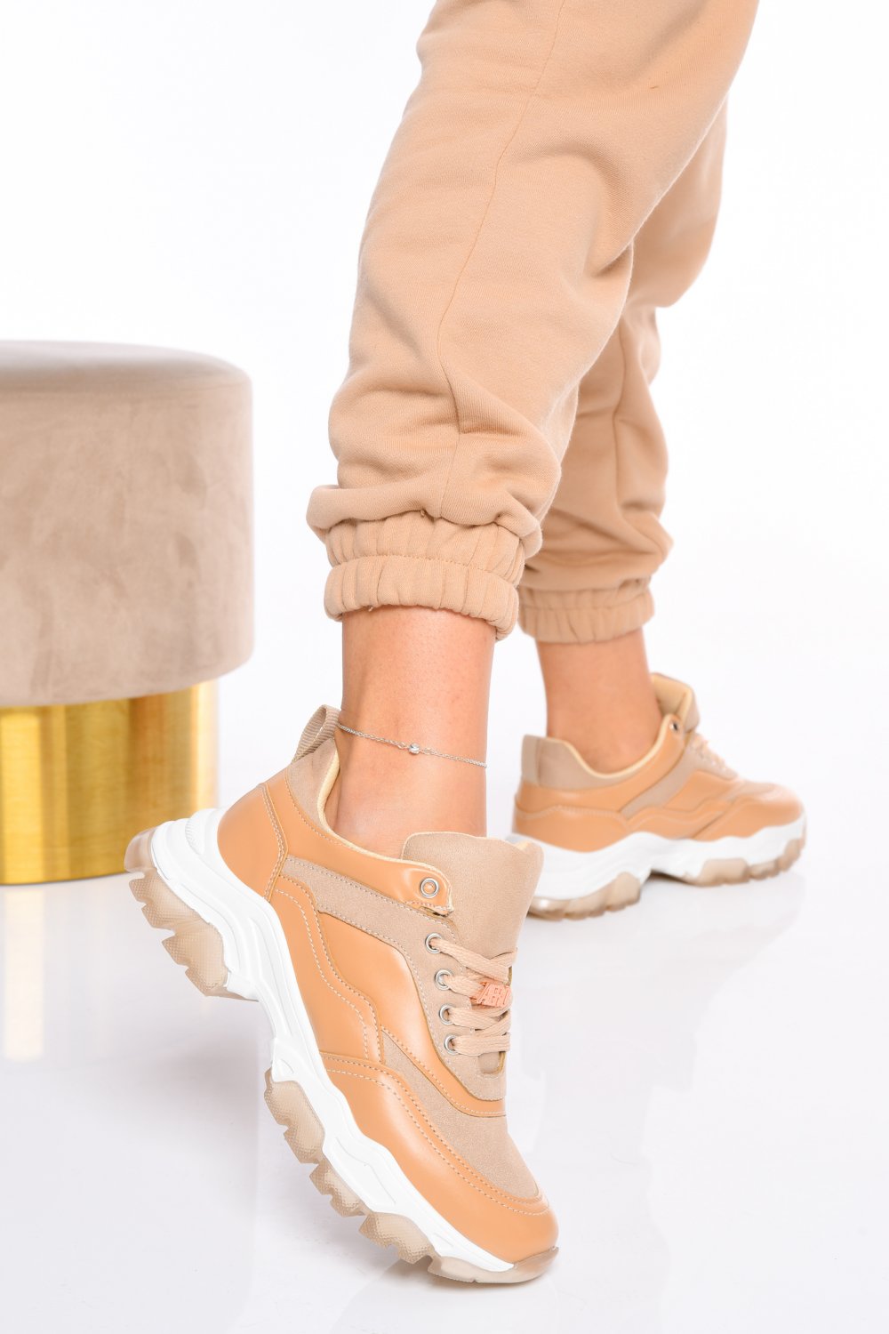 PANTOFI SPORT BEJ 6S7772AER1119