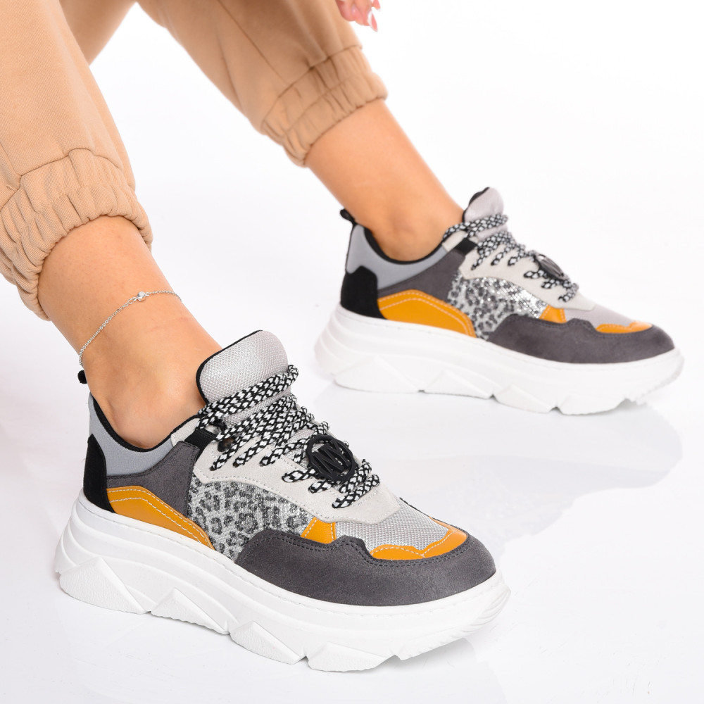 PANTOFI SPORT GRI 6S7772AER1153