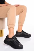 PANTOFI SPORT NEGRI PIELE NATURALA 2PC11612NP-AST