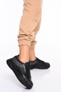 PANTOFI SPORT NEGRI PIELE NATURALA 2PC11612NP-AST