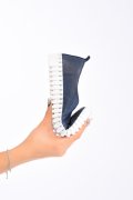ESPADRILE NAVY PIELE NATURALA BIANCA