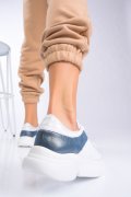 PANTOFI SPORT ALB JEANS PIELE NATURALA 2PC11612NP-AST