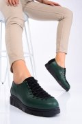 PANTOFI VERZI PIELE NATURALA 2PC035