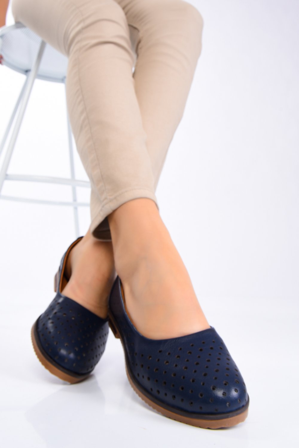 BALERINI BLEUMARIN PIELE NATURALA 1PC070