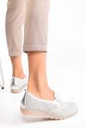 ESPADRILE CREM PIELE NATURALA 5PC81035