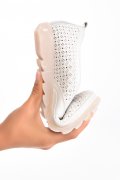 ESPADRILE CREM PIELE NATURALA 5PC81035