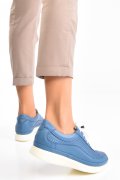 PANTOFI ALBASTRI PIELE NATURALA 5PC90018