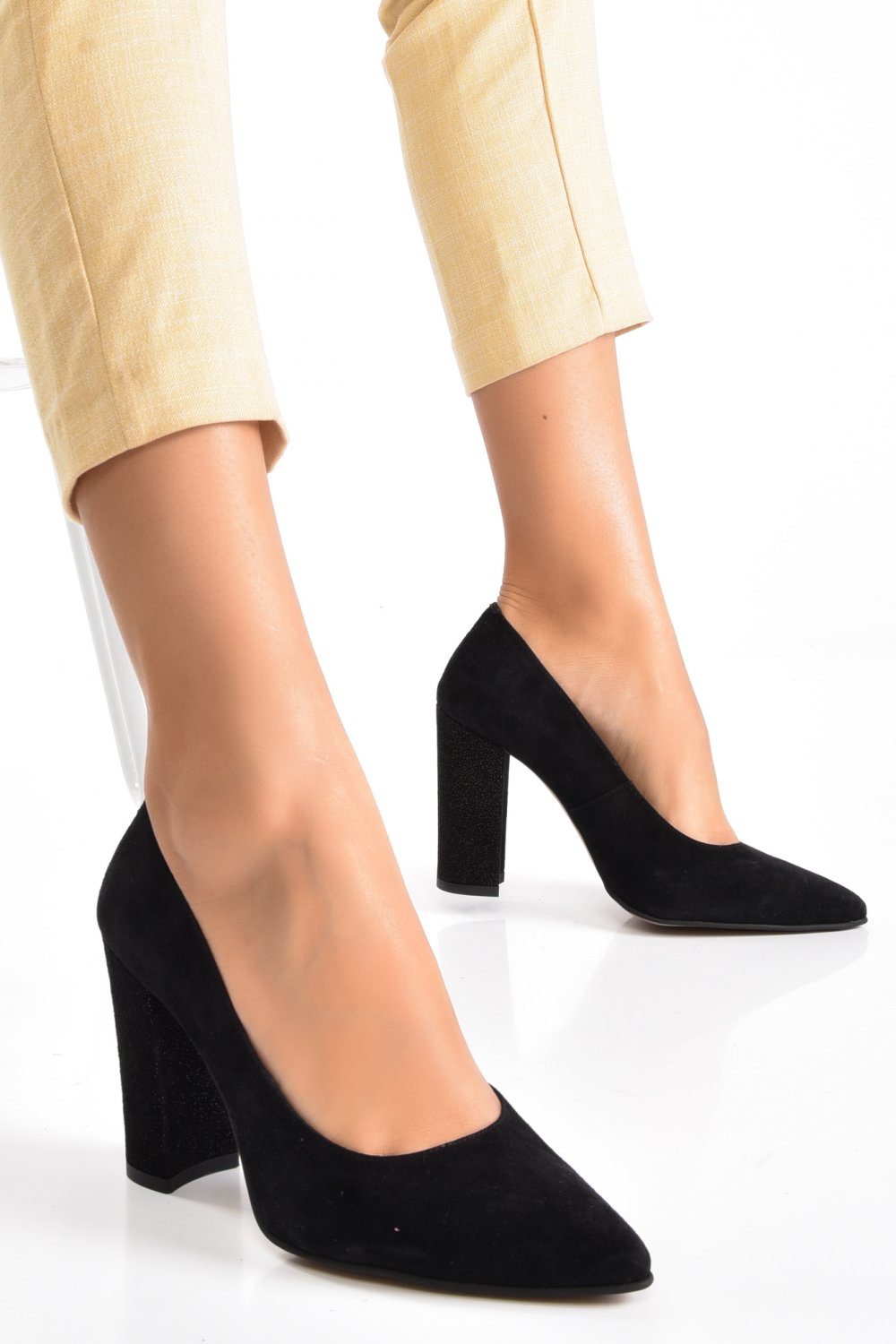 PANTOFI NEGRI PIELE NATURALA INTOARSA 1PC900