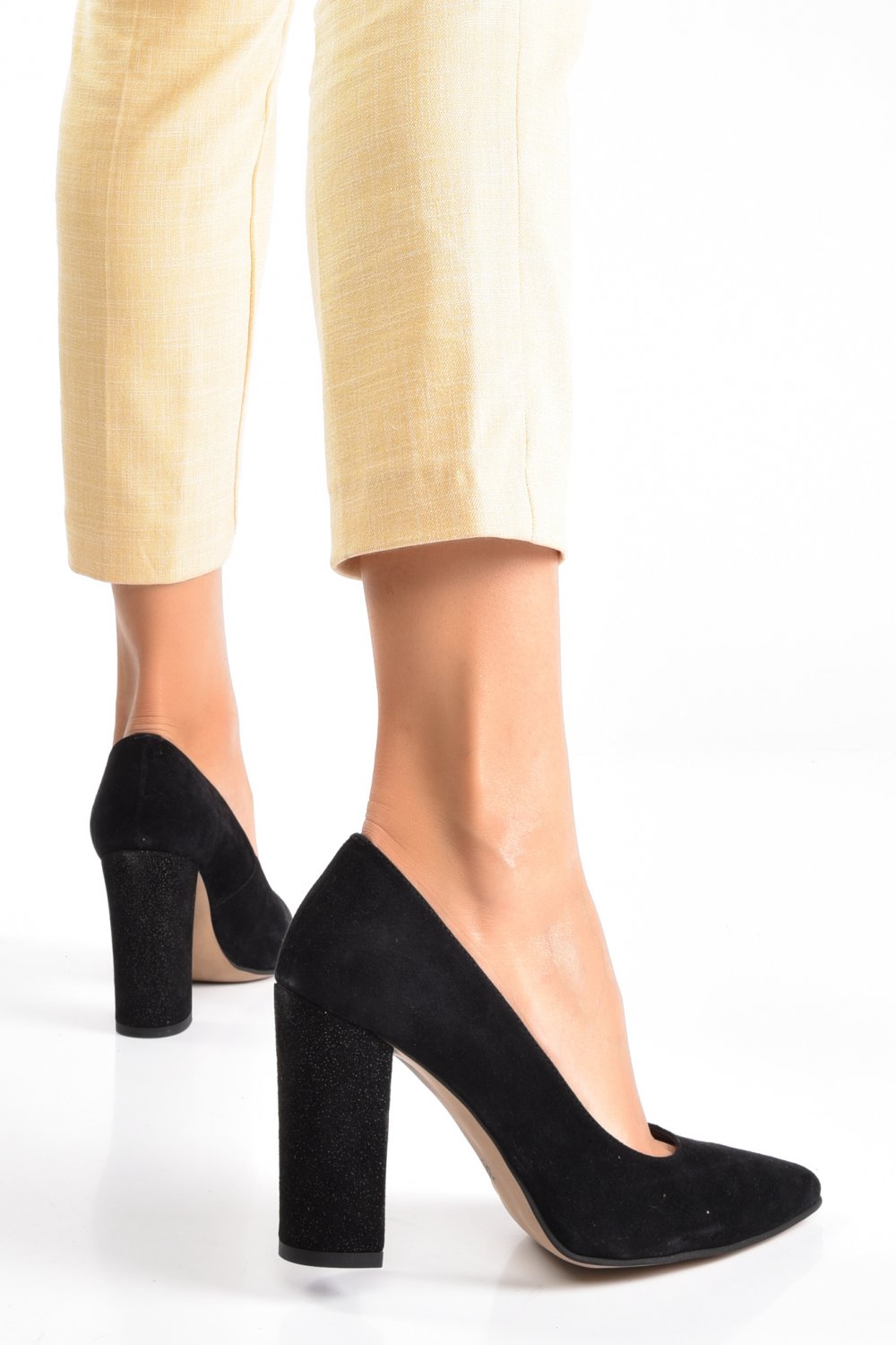 PANTOFI NEGRI PIELE NATURALA INTOARSA 1PC900