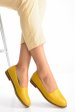 Espadrile galbene piele naturala 1pc083