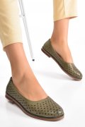 BALERINI KHAKI PIELE NATURALA 1PC070