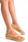 BALERINI GALBEN FLORAL PIELE NATURALA TANIA