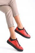 PANTOFI SPORT ROSII PIELE NATUTRALA 7S777777