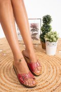 PAPUCI ROSII PIELE NATURALA 9PC677