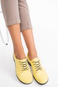 PANTOFI GALBENI PIELE NATURALA 2PC024
