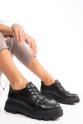 PANTOFI SPORT NEGRI PIELE NATURALA 2VE12632NP